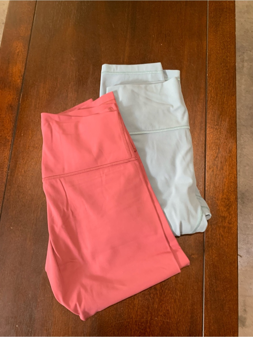 lululemon athletica Coral & Light Gray High-Rise Align Leggings Duo